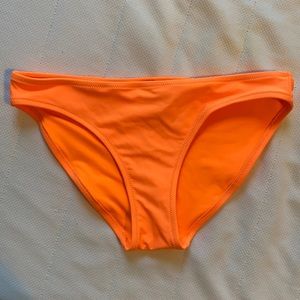 Aerie hot orange bathing suit bottoms